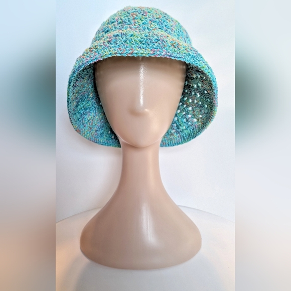 Accessories - NEW, Crochet sunny bucket hat, handmade, 100% cotton